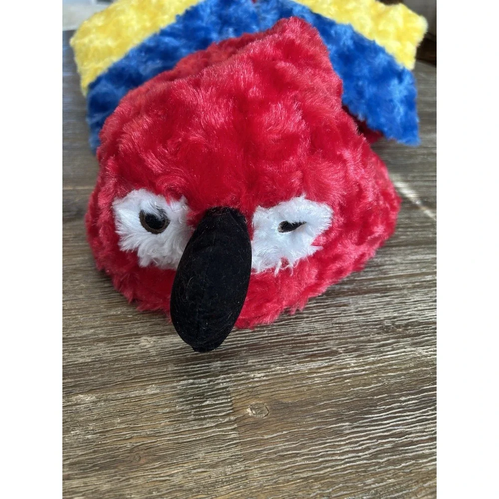 Underwraps Kids Medium Plush Parrot Costume Red Bird Hood Wings Halloween